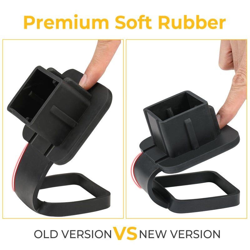 BougeRV 1 1/4 Inch (1.25 Inch) Trailer Hitch Cover Plug Insert Rubber Hitch Plug Fits 1.25 Inch Receivers for Subaru Jeep - Image 4